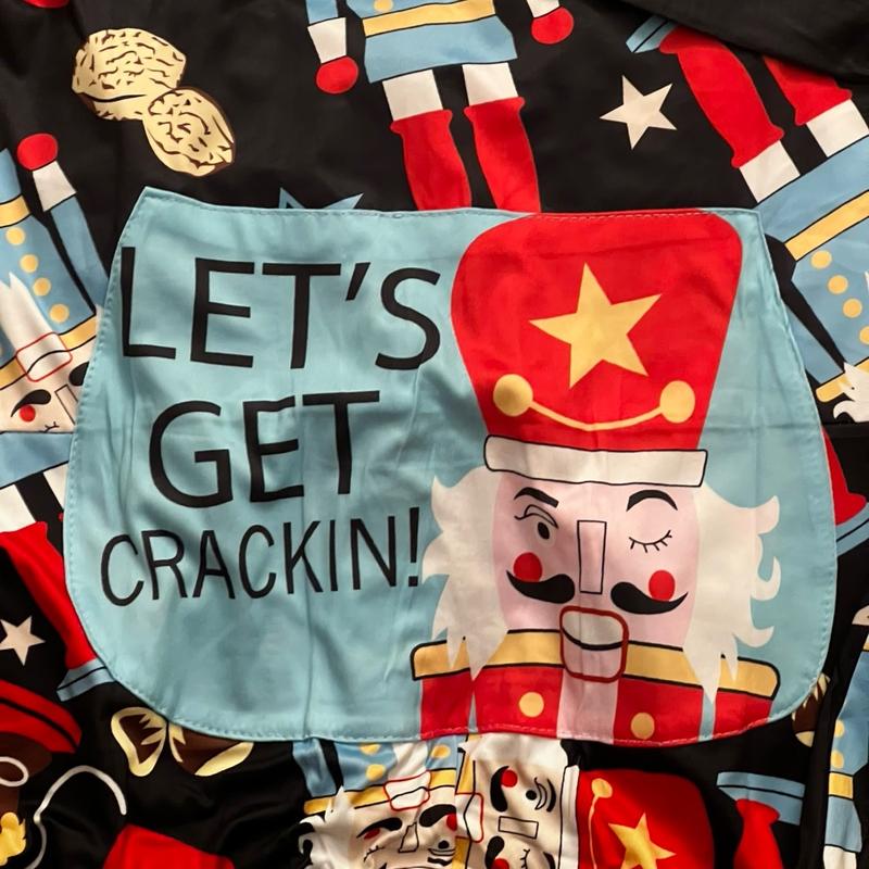 “Let’s Get Crackin!” Long Sleeve Christmas Oneie Womenswear