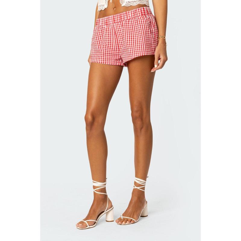 Gingham Boxer Shorts