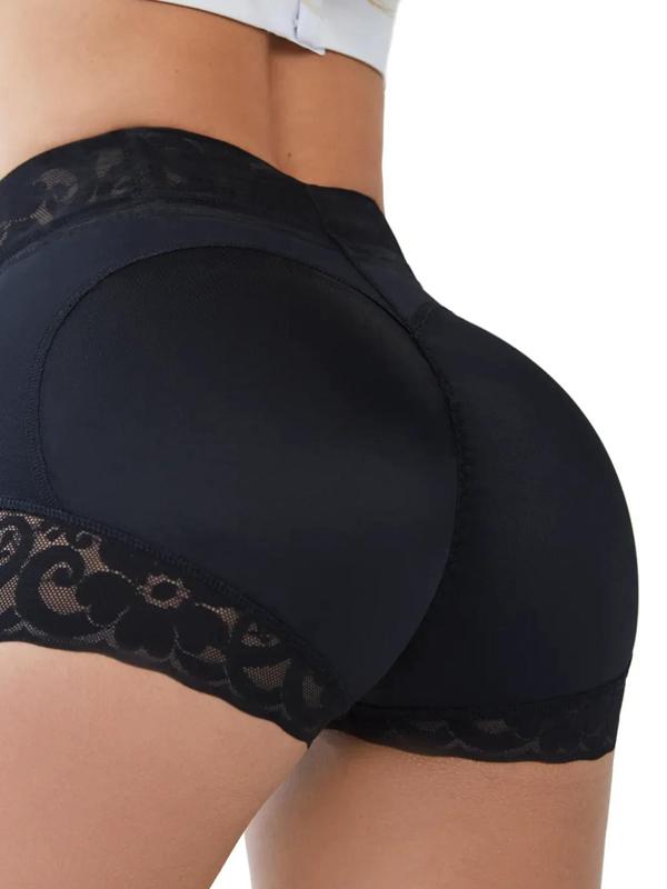 Women's Plain Floral Lace High Waist Shapewear Panty, Body Shaper, Tummy Control Butt Lift Panty, Ladies Sexy Shapewear Bottoms for Daily Wear