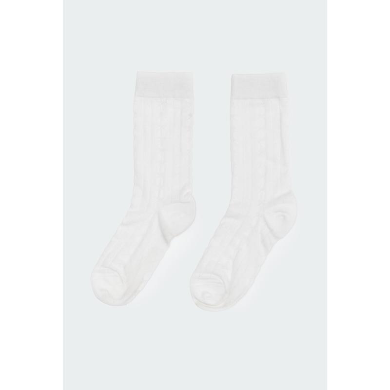 Bow Pointelle Socks