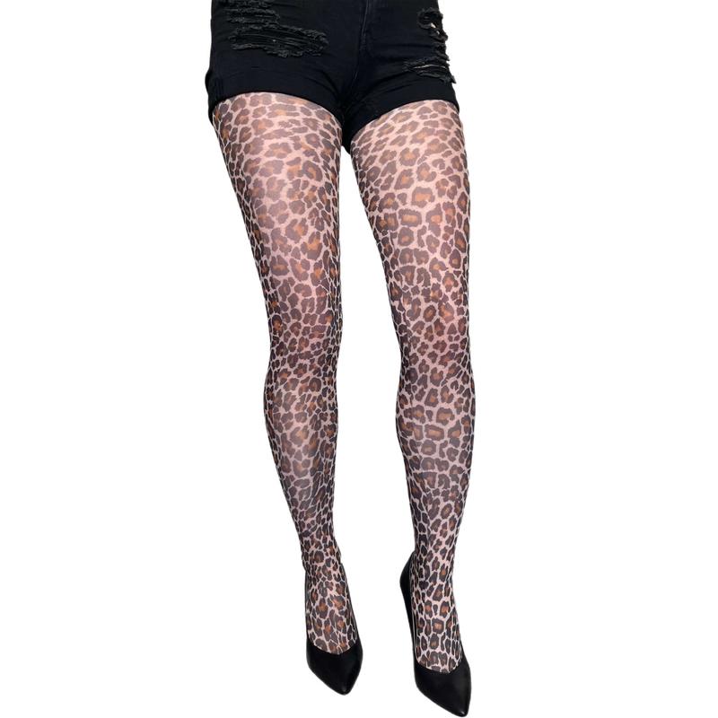 Leopard Printed Tights