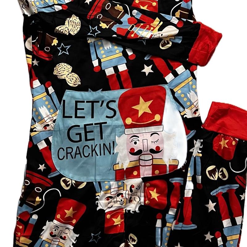 “Let’s Get Crackin!” Long Sleeve Christmas Oneie Womenswear