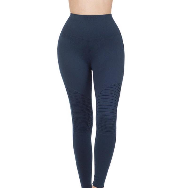 Moto Wide Waistband Leggings