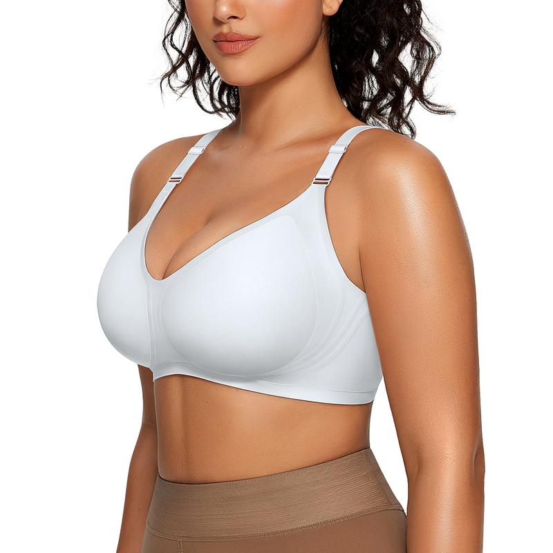 OEAK Women Comfort Push Up Bras Wireless Seamless Full Coverage Bra Buttery Soft Everyday Tshirt Bra