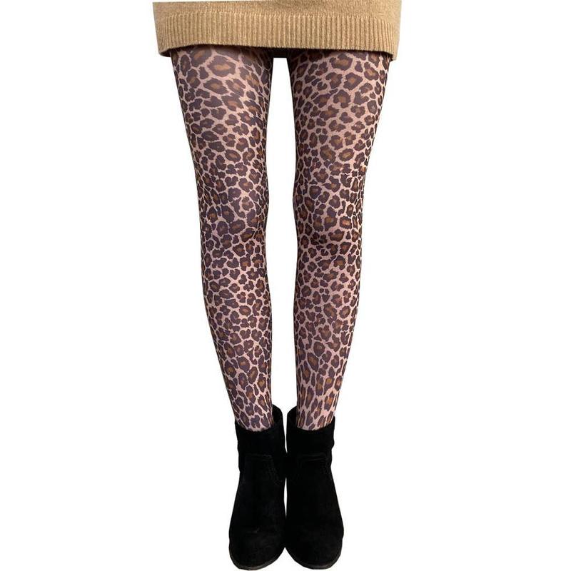 Leopard Printed Tights